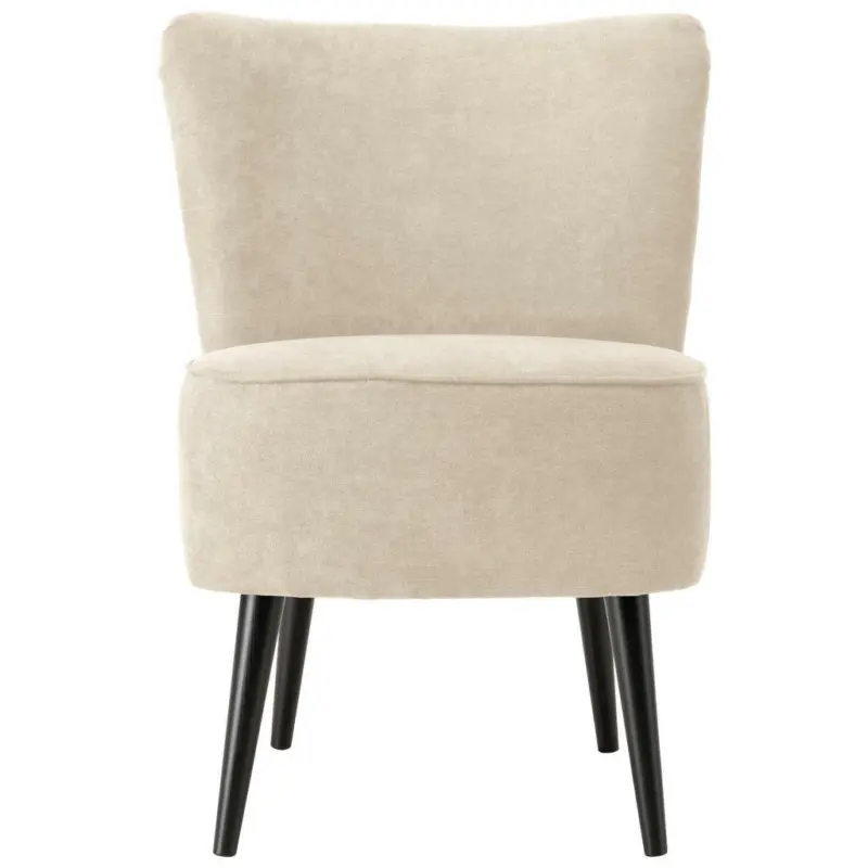 Sessel in Mikrofaser Creme