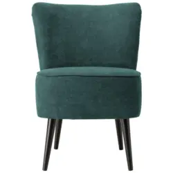 Sessel in Mikrofaser Blau