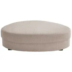 Hocker in Textil Beige