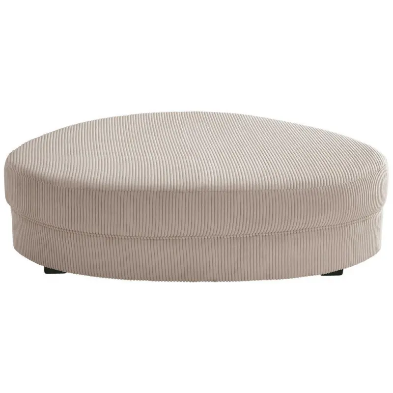 Hocker in Textil Beige