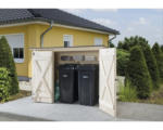 Hornbach Fahrradgarage, Gartenschrank weka 205 x 84 cm natur