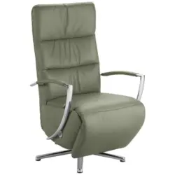 Relaxsessel in Leder Grün