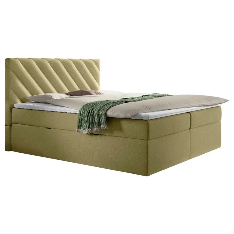 Boxspringbett 180/200 cm in Grün