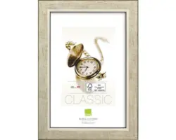 Bilderrahmen Holz silver 30x40 cm