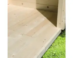 Fußboden Karibu für Sockelmaß 199 x 152 cm