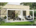 Hornbach Terrassenüberdachung SKAN HOLZ Garda 541x257 cm weiß