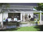 Hornbach Terrassenüberdachung SKAN HOLZ Garda 648x257 cm weiß