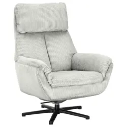 Relaxsessel in Textil Ecru