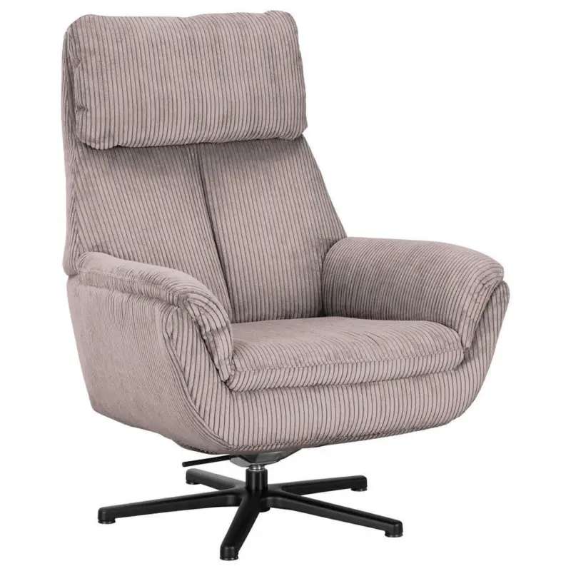 Relaxsessel in Textil Altrosa