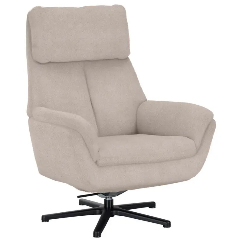 Relaxsessel in Textil Taupe