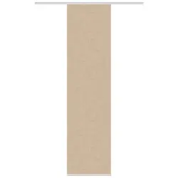 Flächenvorhang in Sandfarben blickdicht