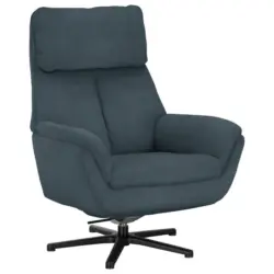 Relaxsessel in Textil Graublau