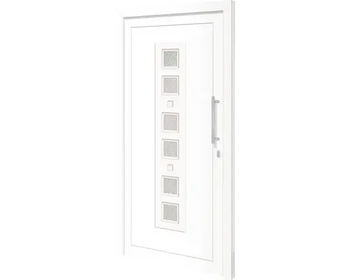 Haustür Kunststoff Indiana weiß 100x210 cm rechts