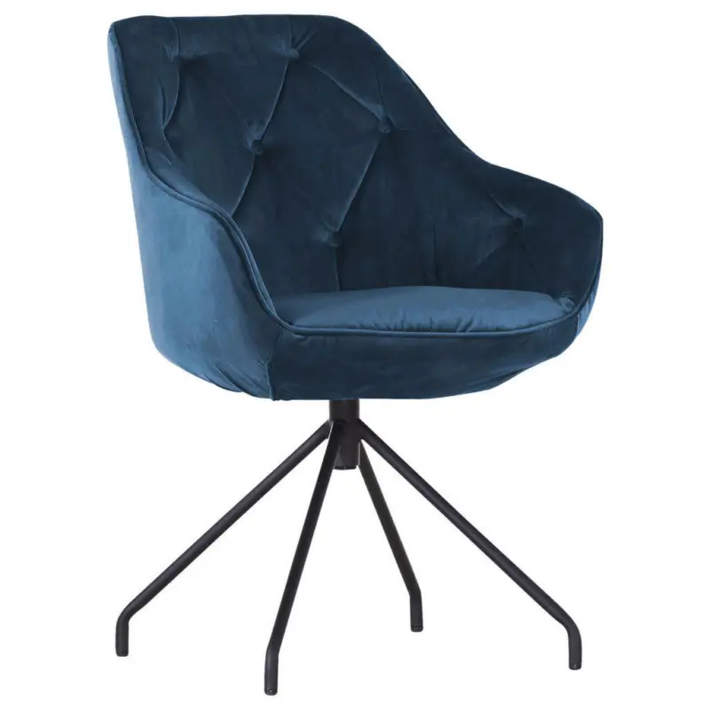 Armlehnstuhl in Velours