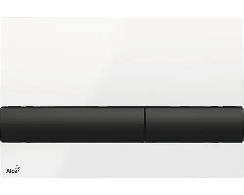 Betätigungsplatte Alca M1710-8 2-Mengentechnik weiß/schwarz