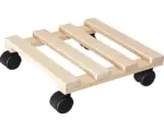 Hornbach Pflanzenroller WagnerSystem Paletti Buche, 28x28 cm Tragkraft 100 kg natur