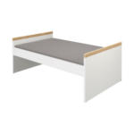 XXXLutz Laa/Thaya - Ihr Möbelhaus in Laa an der Thaya Bett 90/200 cm in Weiß, Silbereichenfarben