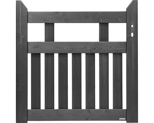 Tor Elda 100 x 100 cm anthrazit