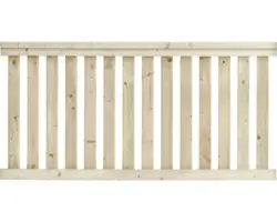 Vorgartenzaun Zaunelement Konsta Girona 180x90 cm natur