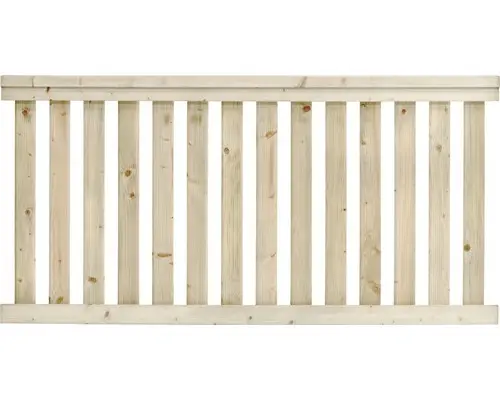 Vorgartenzaun Zaunelement Konsta Girona 180x90 cm natur