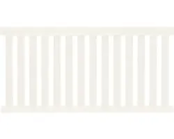 Vorgartenzaun Konsta Girona 180 x 90 cm cremeweiß