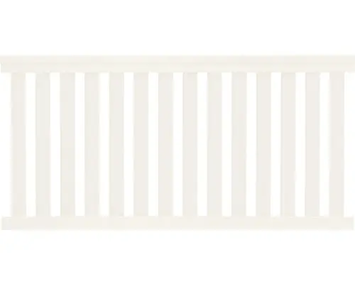 Vorgartenzaun Konsta Girona 180 x 90 cm cremeweiß