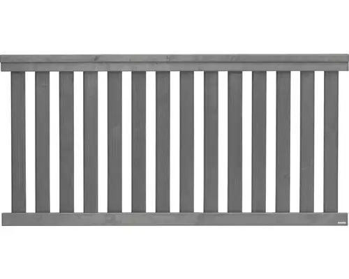 Vorgartenzaun Konsta Girona 180 x 90 cm basaltgrau
