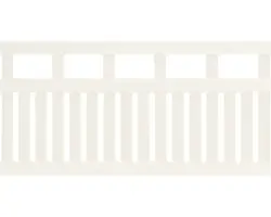 Vorgartenzaun Konsta Elda 180 x 90 cm cremeweiß