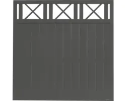 Hauptelement Konsta Provence 180 x 180 cm anthrazit