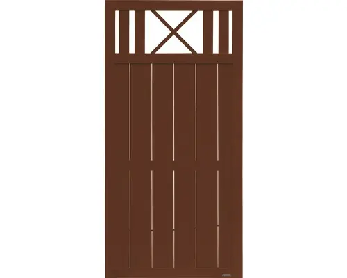 Teilelement Konsta Provence 90 x 180 cm braun