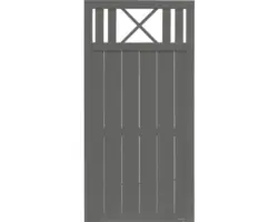 Teilelement Konsta Provence 90 x 180 cm anthrazit