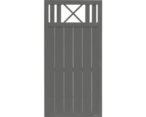 Teilelement Konsta Provence 90 x 180 cm anthrazit