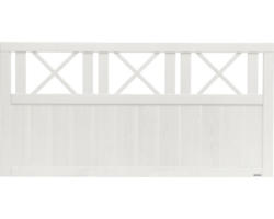 Vorgartenzaun Konsta Provence 180 x 90 cm cremeweiß