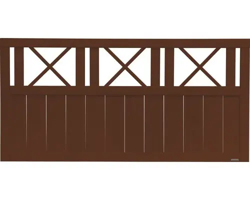 Vorgartenzaun Konsta Provence 180 x 90 cm braun