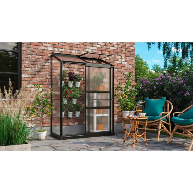 Anlehn-Gewächshausbausatz