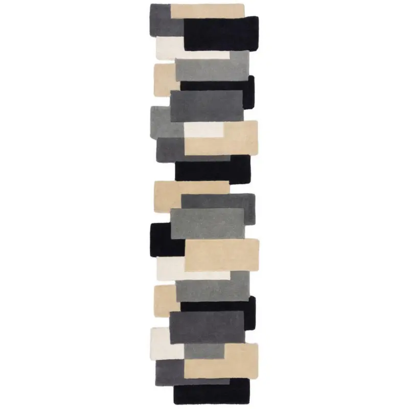 Wollteppich Abstract