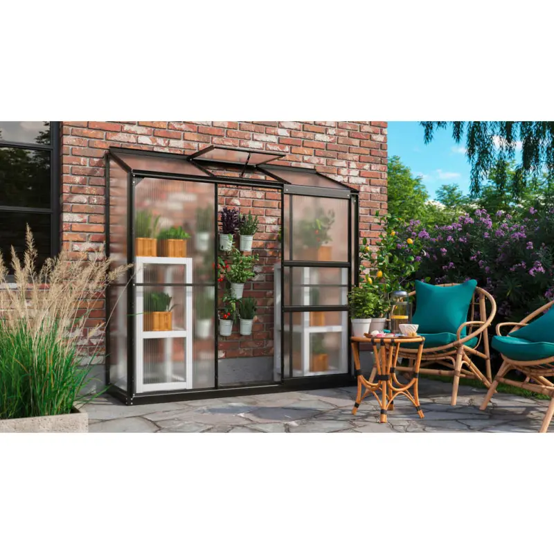 Anlehn-Gewächshausbausatz