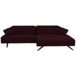 Ecksofa in Struktur Lila