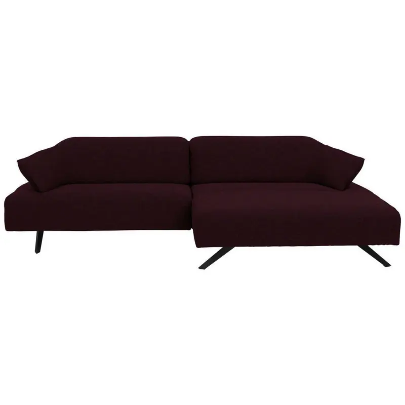 Ecksofa in Struktur Lila