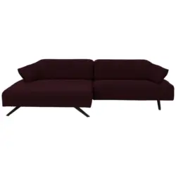 Ecksofa in Struktur Lila