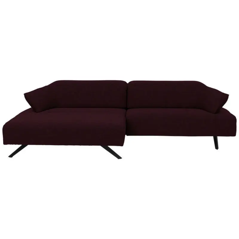 Ecksofa in Struktur Lila
