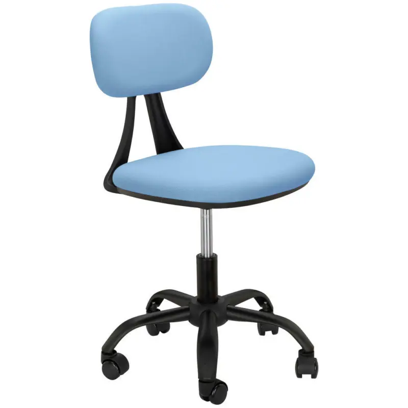 Jugenddrehstuhl in Webstoff Blau, Schwarz