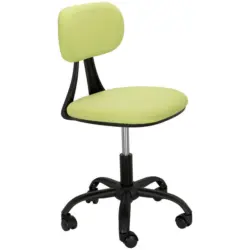 Jugenddrehstuhl in Webstoff Grün, Schwarz