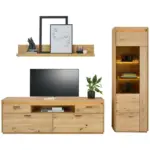 XXXLutz Lauterach - Ihr Möbelhaus bei Bregenz Wohnwand 267/201,9/49,8 cm in Eichefarben