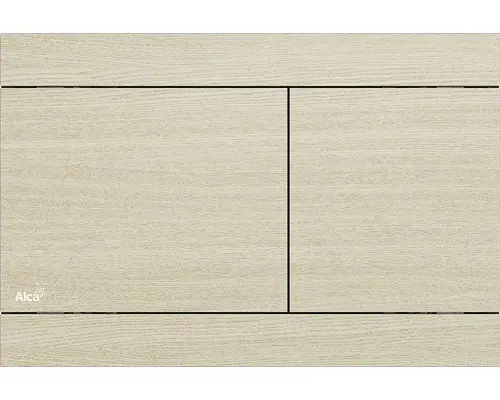 Betätigungsplatte Alca Komfort Fun 2-Mengentechnik Oak-White