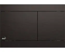 Betätigungsplatte Alca Komfort Fun 2-Mengentechnik Wenge