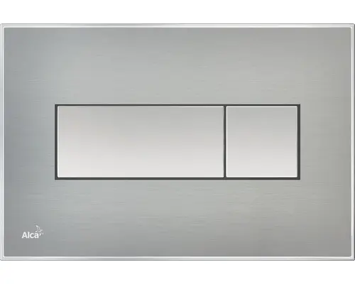 Betätigungsplatte Alca Komfort M1371 2-Mengentechnik edelstahl/mattchrom
