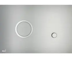 Betätigungsplatte Alca Komfort Sting 2-Mengentechnik edelstahl matt
