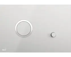 Betätigungsplatte Alca Komfort Sting 2-Mengentechnik edelstahl/edelstahl