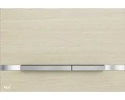 Betätigungsplatte Alca Komfort Sting 2-Mengentechnik Oak-White